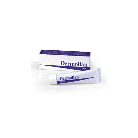 Tubo da 40 ml di Dermoflan, trattamento per dermatiti ed eritemi.