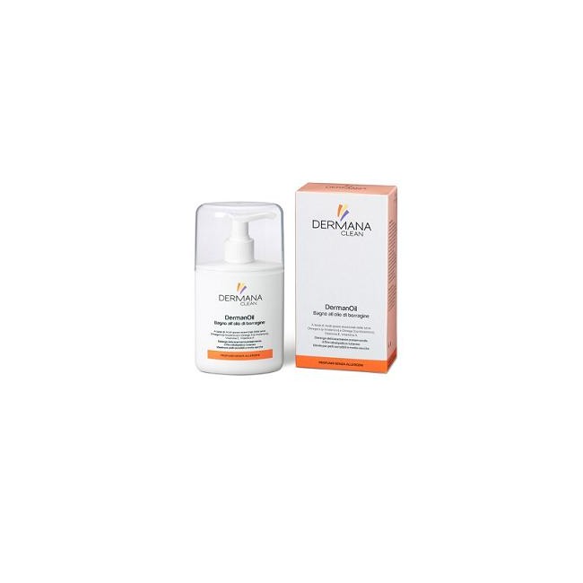Dermana Clean DermanOil Bagno All'Olio Di Borragine 200ml Dermana Clean DermanOil Bagno All'Olio Di Borragine 200ml