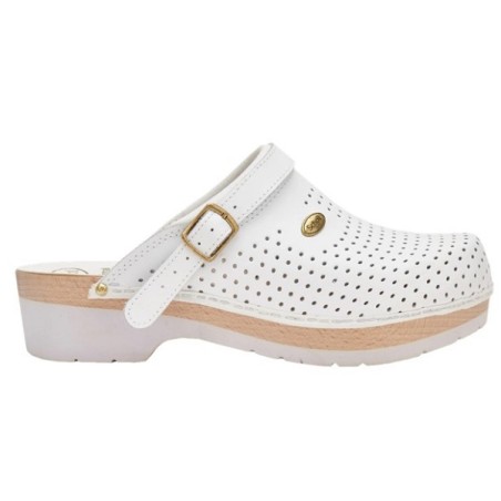 Scholl Clog S/comf.b/s Ce Bycast Bis Unisex White Woods Bianco 43