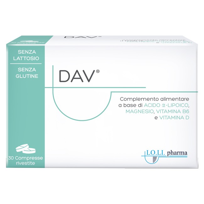 Confezione da 30 compresse di Dav, integratore per i disturbi mestruali. Confezione da 30 compresse di Dav, integratore per i disturbi mestruali.