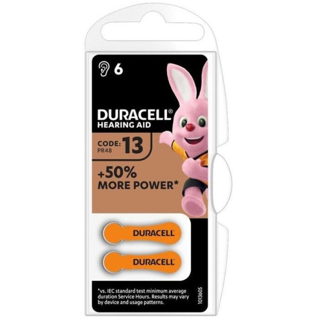 Duracell Easy Tab 13 Arancio Batteria Per Apparecchio Acustico Duracell Easy Tab 13 Arancio Batteria Per Apparecchio Acustico