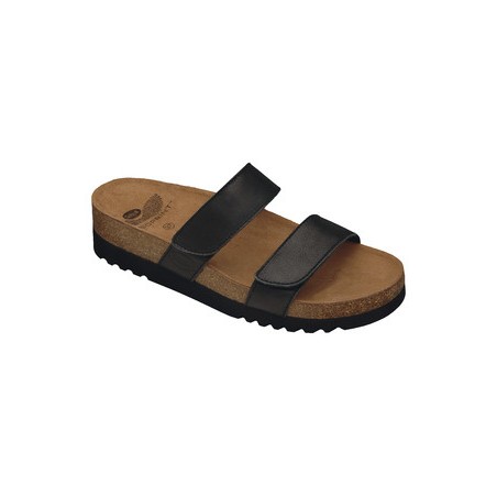 Scholl Calzatura Lusaka Leather Womens Black 38 Tomaia Pelle Fodera Tomaia Tessuto Sottopiede Microfibra Eva Calzata F Collezion