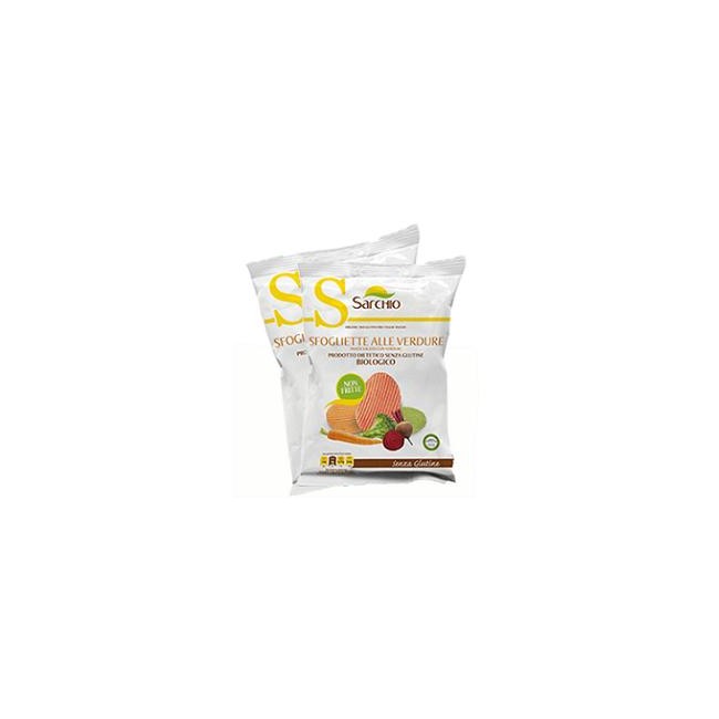 Sarchio Sfogliette Alle Verdure Senza Glutine Sacchetto 55 G Sarchio Sfogliette Alle Verdure Senza Glutine Sacchetto 55 G