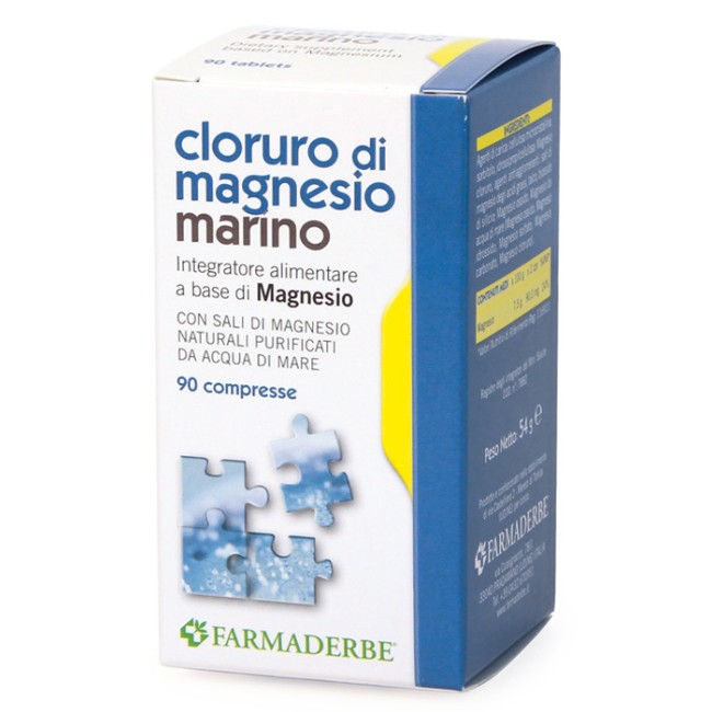 CLORURO MAGNESIO 90 COMPRESSE CLORURO MAGNESIO 90 COMPRESSE
