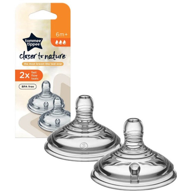 Jackel International Limited Tommee Tippee 2 Tettarelle Ctn 6+ Flusso Veloce Jackel International Limited Tommee Tippee 2 Tettarelle Ctn 6+ Flusso Veloce