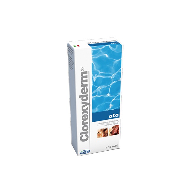 ICF Clorexyderm Oto Detergente Liquido Auricolare Per Animali 150ml ICF Clorexyderm Oto Detergente Liquido Auricolare Per Animali 150ml
