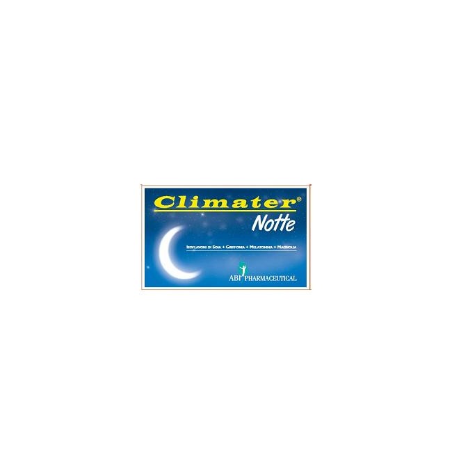 CLIMATER NOTTE 20 COMPRESSE OROSOLUBILI 600MG* CLIMATER NOTTE 20 COMPRESSE OROSOLUBILI 600MG*