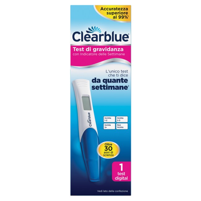 Clearblue Digital Test di Gravidanza con indicatore concepimento 1 pezzo Clearblue Digital Test di Gravidanza con indicatore concepimento 1 pezzo