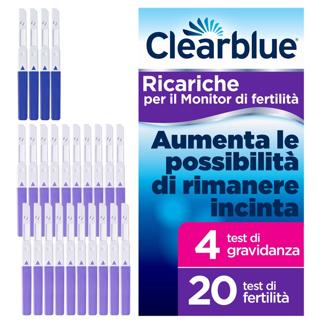 CLEARBLUE FERTILITA' STICK 20 + 4 CLEARBLUE FERTILITA' STICK 20 + 4