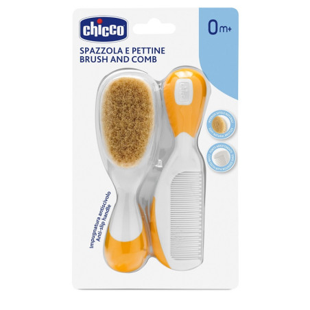 Chicco Spazzola E Pettine Arancione Chicco Spazzola E Pettine Arancione