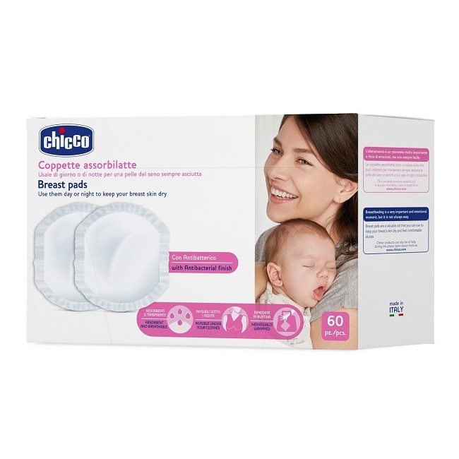 Chicco Coppette Assorbilatte Extra Comfort 60 Pezzi