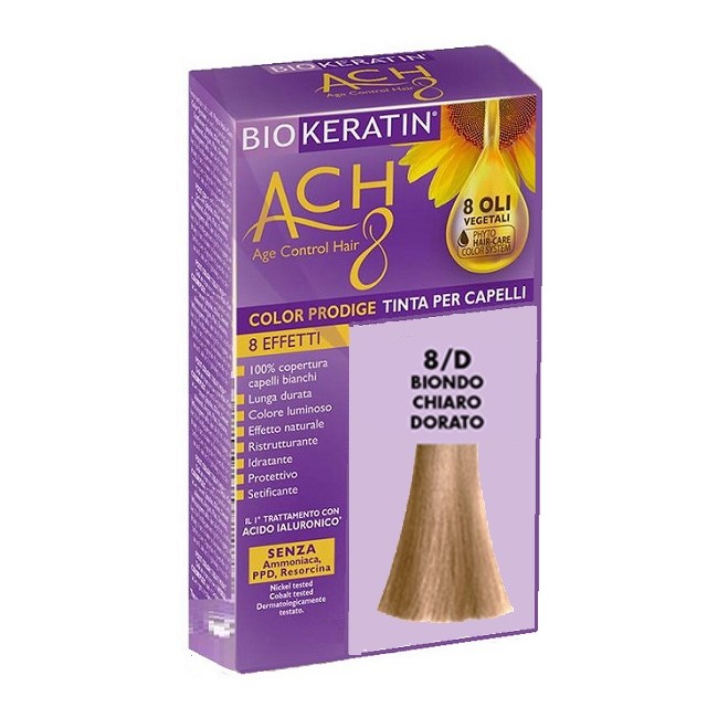 Gdp - General Dietet. Pharma Biokeratin Ach8 Color Prodige 8/d Biondo Chiaro Dorato Gdp - General Dietet. Pharma Biokeratin Ach8 Color Prodige 8/d Biondo Chiaro Dorato