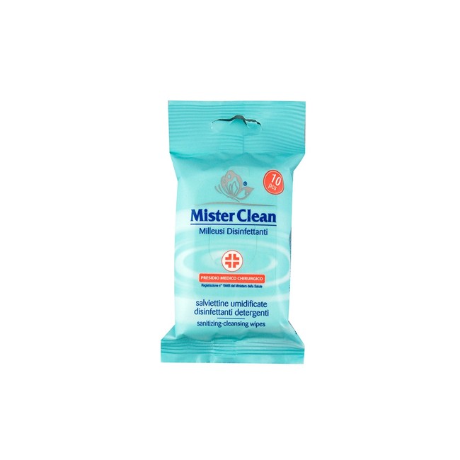 Converting Wet Wipes Salviettine Disinfettanti Milleusi Mister Clean Minipocket 10 Pezzi Converting Wet Wipes Salviettine Disinfettanti Milleusi Mister Clean Minipocket 10 Pezzi