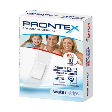 CEROTTO PRONTEX WATER STRIPS MEDIO 10 PEZZI CEROTTO PRONTEX WATER STRIPS MEDIO 10 PEZZI