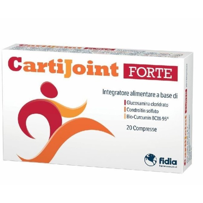 Confezione da 20 compresse di Cartijoint Forte per il benessere delle articolazioni Confezione da 20 compresse di Cartijoint Forte per il benessere delle articolazioni