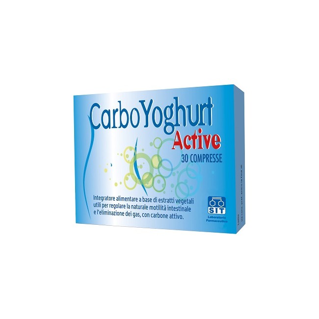 CARBOYOGHURT ACTIVE 30 COMPRESSE CARBOYOGHURT ACTIVE 30 COMPRESSE