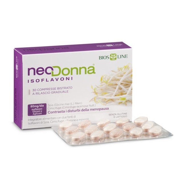 Bios Line Biosline Neodonna Isoflavoni Bistrato 30 Compresse