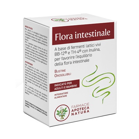 Apoteca Natura Flora Intestinale 10 Bustine Orosolubili