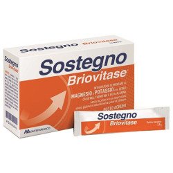 Confezione da 14 bustine di Briovitase Sostegno, integratore per la debolezza fisica.