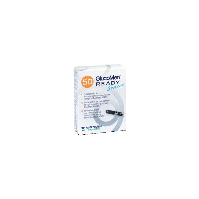 Menarini Strisce Misurazione Glicemia Glucomen Ready Sensor 50 Pezzi