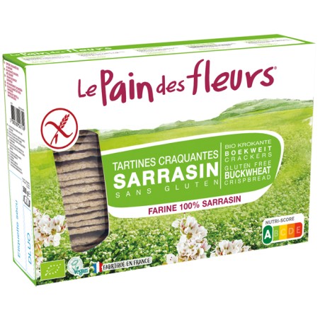 Ekibio Le Pain Des Fleurs Tartine Tostate Al Grano Saraceno Biologiche 300 G