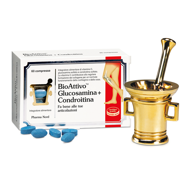 BIOATTIVO GLUCOSAMINA + CONDROITINA 60 COMPRESSE BIOATTIVO GLUCOSAMINA + CONDROITINA 60 COMPRESSE
