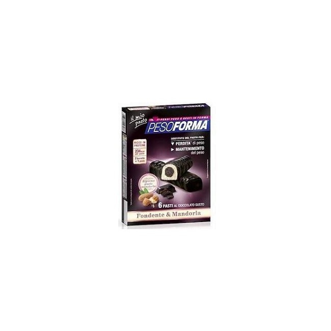 Nutrition & Santè Pesoforma Barrette Cuore Mandorla 372 G Nutrition & Santè Pesoforma Barrette Cuore Mandorla 372 G