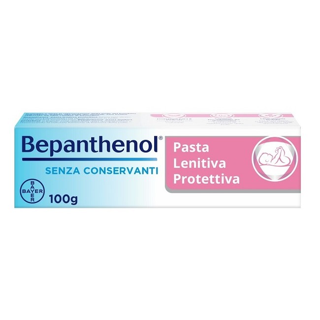 Tubo da 100 grammi di Bepanthenol pasta lenitiva protettiva Tubo da 100 grammi di Bepanthenol pasta lenitiva protettiva