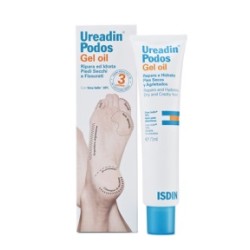 Isdin Ureadin Podos Gel-oil 75 Ml + Roll Elettrico Leviga Piedi E Talloni
