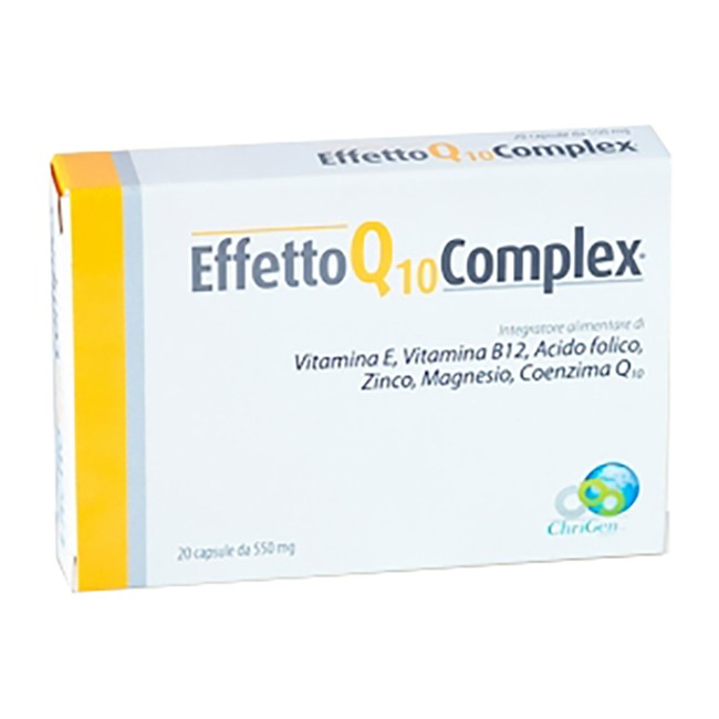 Chrigen Group Effetto Q10 Complex 20 Capsule 550 Mg Chrigen Group Effetto Q10 Complex 20 Capsule 550 Mg