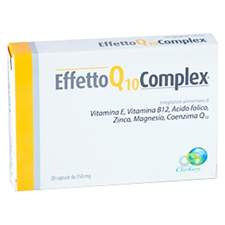 Chrigen Group Effetto Q10 Complex 20 Capsule 550 Mg Chrigen Group Effetto Q10 Complex 20 Capsule 550 Mg