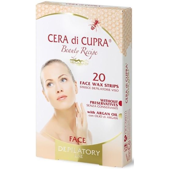 Farmaceutici Dott. Ciccarelli Cera Di Cupra Strisce Depilatorie Viso 20 Pz Farmaceutici Dott. Ciccarelli Cera Di Cupra Strisce Depilatorie Viso 20 Pz