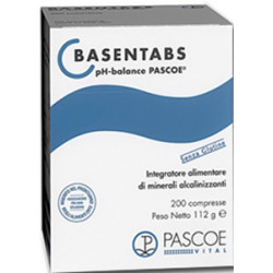 Confezione da 200 compresse di Named Basentabs Pascoe, integratore per supportare l'equilibrio acido-base.