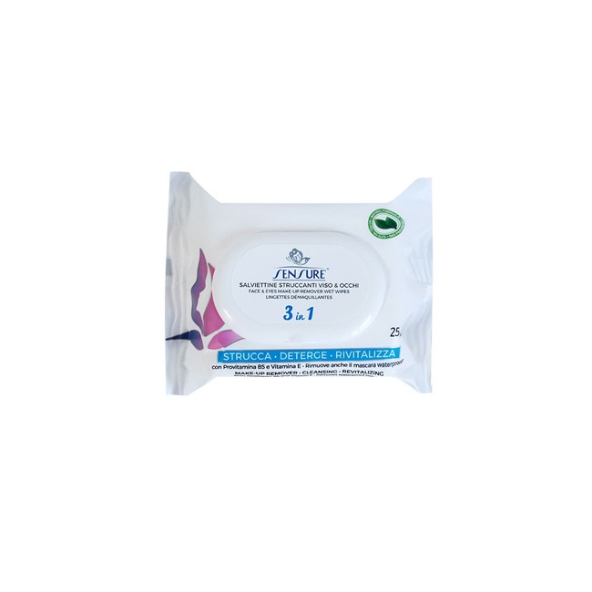 Converting Wet Wipes Sensure Salviettine Struccanti 3 In 1 25 Pezzi Converting Wet Wipes Sensure Salviettine Struccanti 3 In 1 25 Pezzi