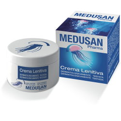 Vaso da 50 ml di Medusan, crema lenitiva per punture di medusa.