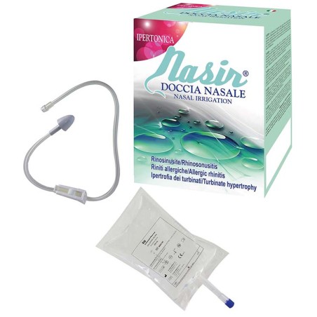 E. P. Medica Nasir Doccia Nasale 2 Sacche 250 Ml Isotonica + 1 Deflussore E. P. Medica Nasir Doccia Nasale 2 Sacche 250 Ml Isotonica + 1 Deflussore