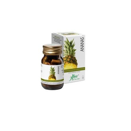 Confezione da 50 opercoli di Aboca Ananas Fitocomplesso Totale, integratore contro cellulite e ritenzione idrica. Confezione da 50 opercoli di Aboca Ananas Fitocomplesso Totale, integratore contro cellulite e ritenzione idrica.