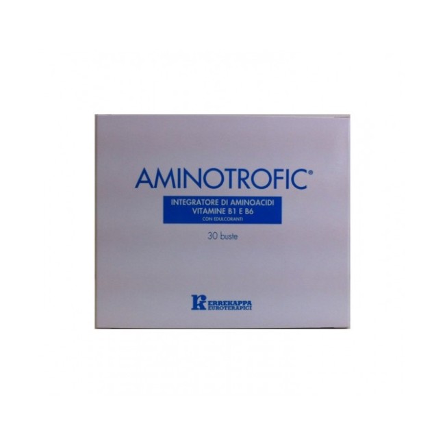 Confezione da 30 buste di Aminotrofic integratore di amminoacidi e vitamine Confezione da 30 buste di Aminotrofic integratore di amminoacidi e vitamine