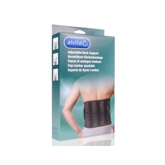 ALVITA FASCIA LOMBARE MISURA 1 CIRCONFERENZA 80-100 CM ALVITA FASCIA LOMBARE MISURA 1 CIRCONFERENZA 80-100 CM
