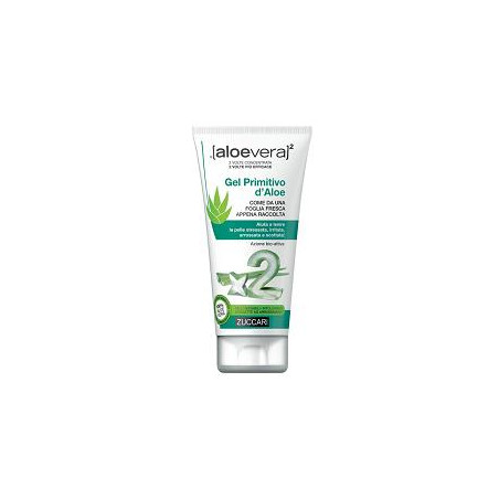 Tubo da 150 ml di Zuccari Aloe Cera 2, gel primitivo d'aloe per pelle irritata dal sole e punture di insetto.