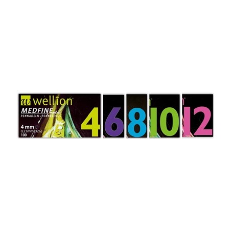Med Trust Ago Per Penna Da Insulina Wellion Medfine Plus 5 31 Gauge Lunghezza 5 Mm 100 Pezzi