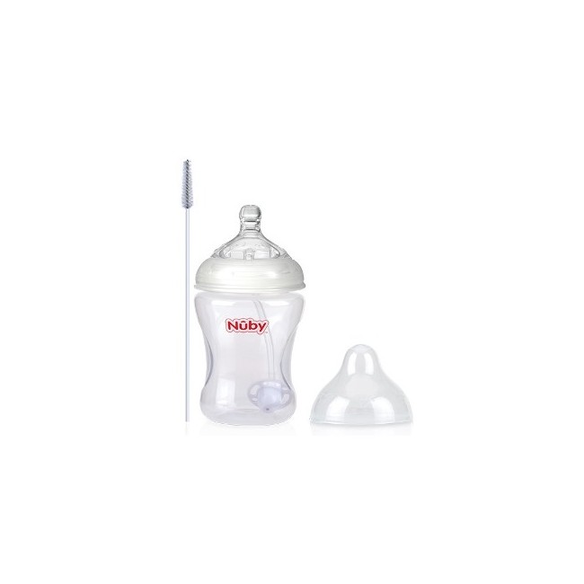Nuby Biberon 360 Gradi Con Cannuccia Anticolica E Antireflusso Nuby Biberon 360 Gradi Con Cannuccia Anticolica E Antireflusso
