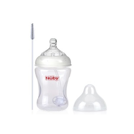 Nuby Biberon 360 Gradi Con Cannuccia Anticolica E Antireflusso
