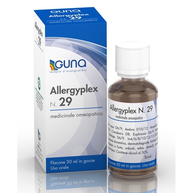 Guna Allergy Plex 29 Polline Gocce 30ml Guna Allergy Plex 29 Polline Gocce 30ml