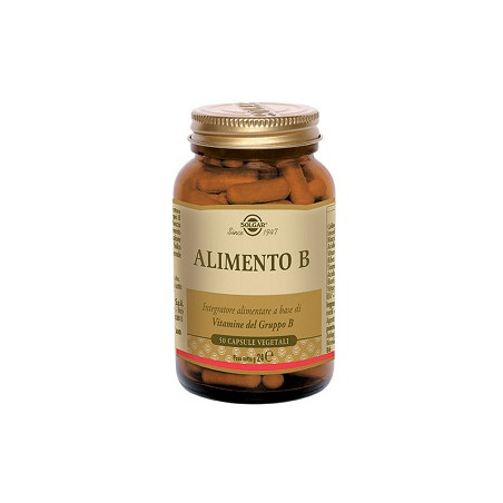Barattolo da 50 capsule di Solgar Alimento B, integratore contro stanchezza ed affaticamento. Barattolo da 50 capsule di Solgar Alimento B, integratore contro stanchezza ed affaticamento.