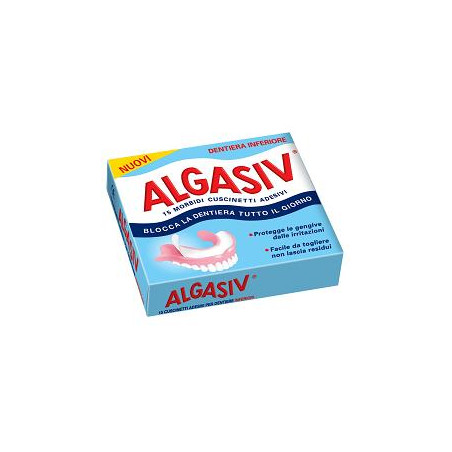 Algasiv Adesivo Protesi Inferiore 15 Pezzi Algasiv Adesivo Protesi Inferiore 15 Pezzi