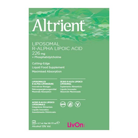 Livon Laboratories Altrient Liposomal R-alpha Lipoic Acid 30 Bustine Livon Laboratories Altrient Liposomal R-alpha Lipoic Acid 30 Bustine