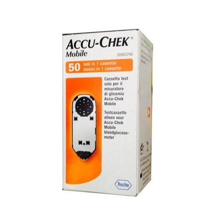 STRISCE MISURAZIONE GLICEMIA ACCU-CHEK MOBILE 50 TEST MIC 2 STRISCE MISURAZIONE GLICEMIA ACCU-CHEK MOBILE 50 TEST MIC 2
