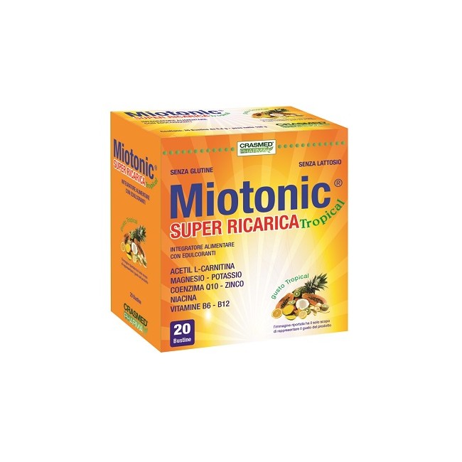 Crasmed Pharma Miotonic Super Ricarica Tropical 20 Bustine Crasmed Pharma Miotonic Super Ricarica Tropical 20 Bustine