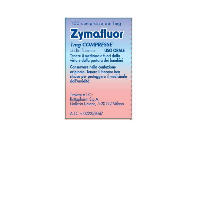 Zymafluor 1mg 100 Compresse Zymafluor 1mg 100 Compresse